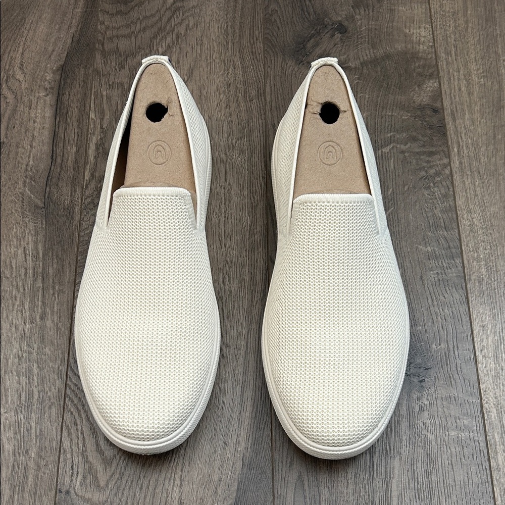 Rothy's White Men's Slip-On Loafers